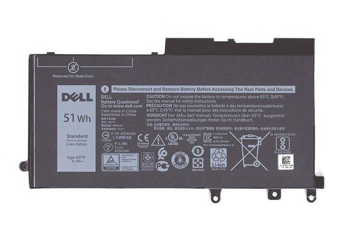 Bateria do laptopa Dell 51WHR, 3 Cell, Lithium Ion