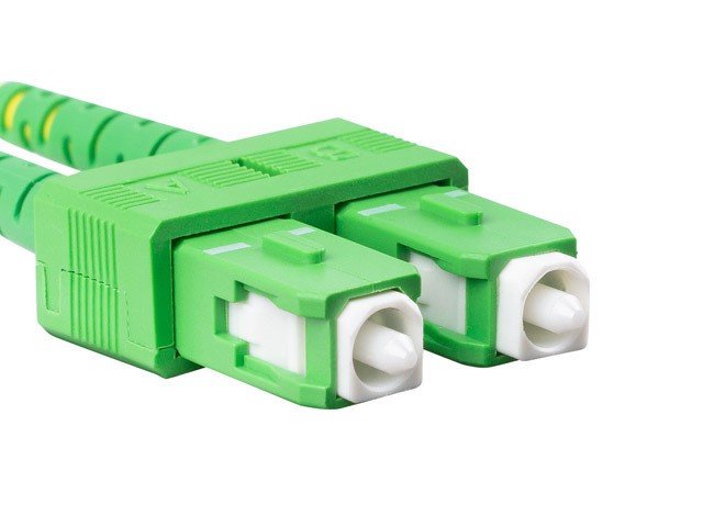 Patchcord światłowodowy Sm Sc/Apc-Sc/Apc Duplex 3.0mm 15.0m Żółty Lanberg - obrazek 3