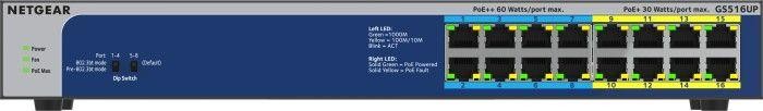 Switch Netgear GS516PP 8xGE PoE + 8xGE PoE++ - obrazek 3