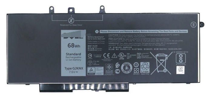 Bateria do laptopa Dell 68 WHR, 4 Cell, Lithium Ion