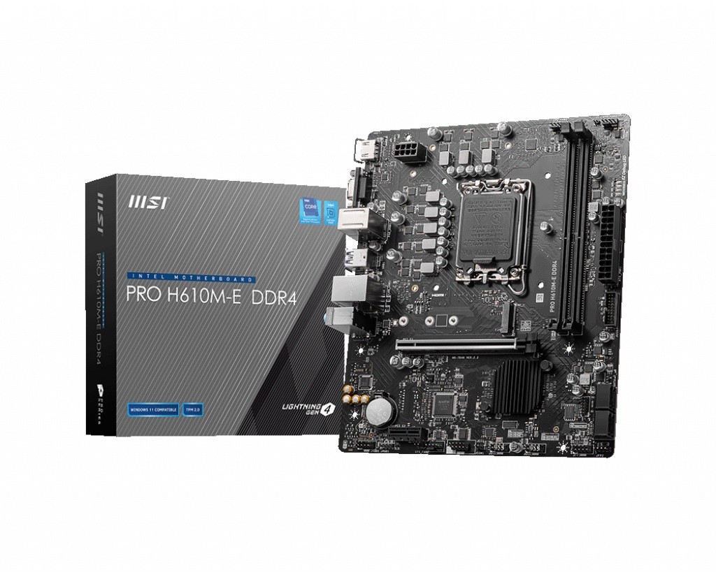 Płyta Socket LGA1700 MSI PRO H610M-E DDR4