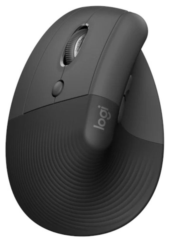 Mysz bezprzewodowa Logitech Lift Vertical for Business dla leworęcznych Grafitowa