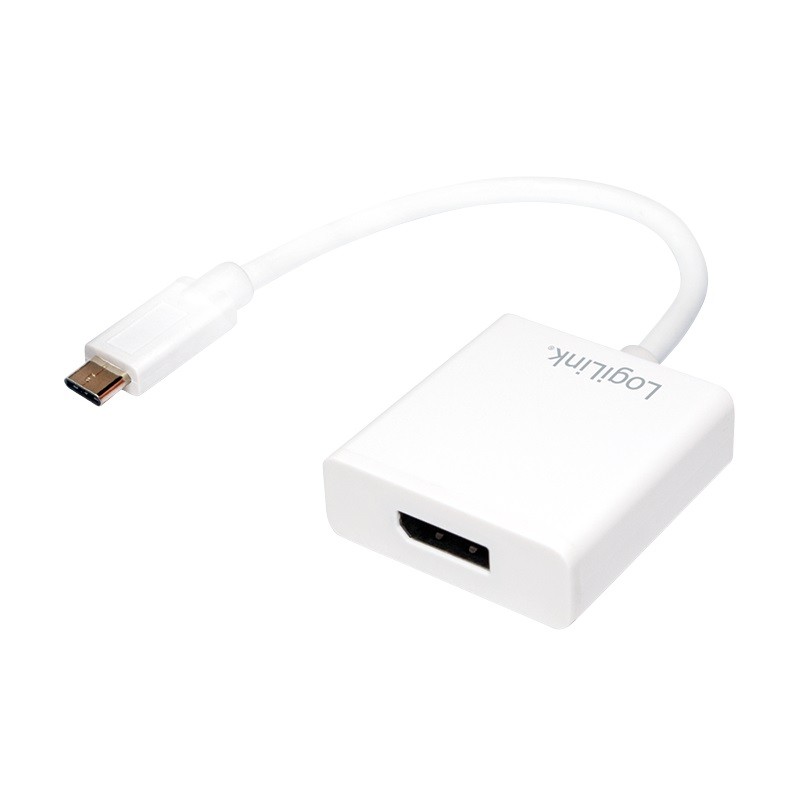 Adapter USB Type-C męski na DisplayPort żeński LogiLink