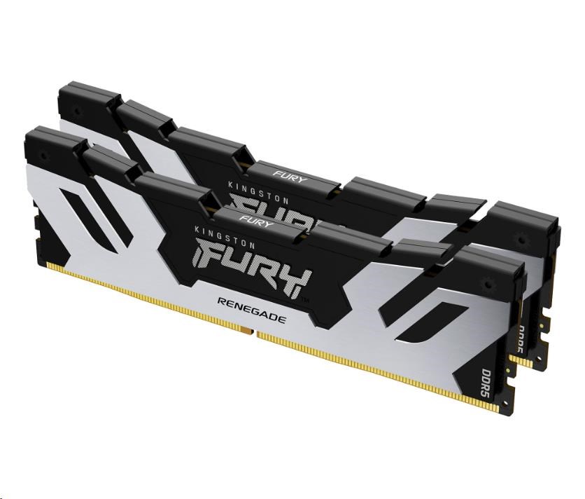 DIMM PC-6400 DDR5 96GB Kingston KF564C32RSK2-64 Fury Renegade Silver **2 x 48GB**