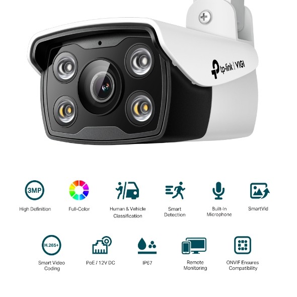 Kamera IP TP-Link VIGI C330(6mm) 3MP Bullet - obrazek 2