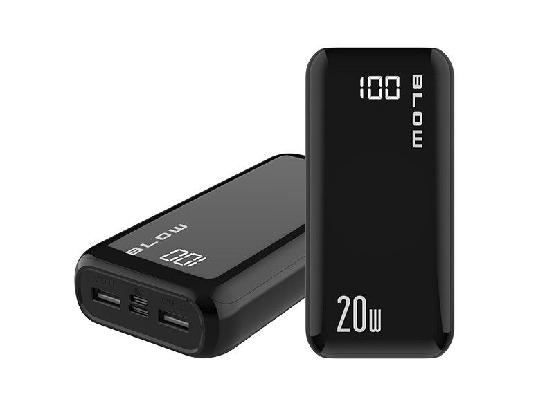 PowerBank Blow 30000mAh 2xUSB PB30A QC Czarny
