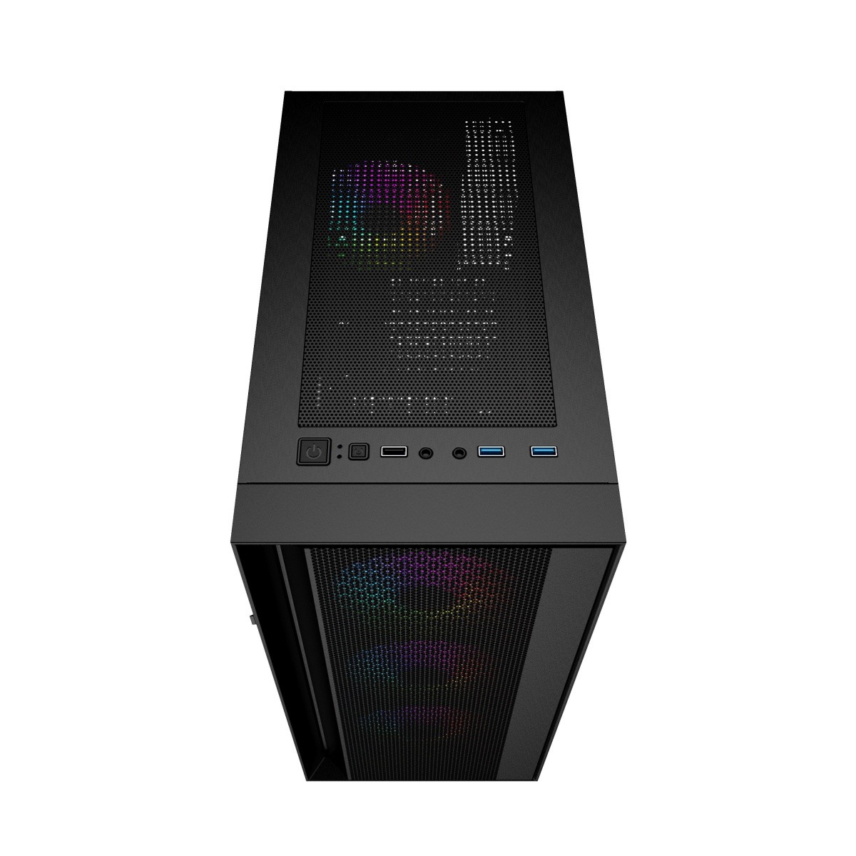 Obudowa Gembird Fornax 4000 ARGB Czarna - obrazek 3