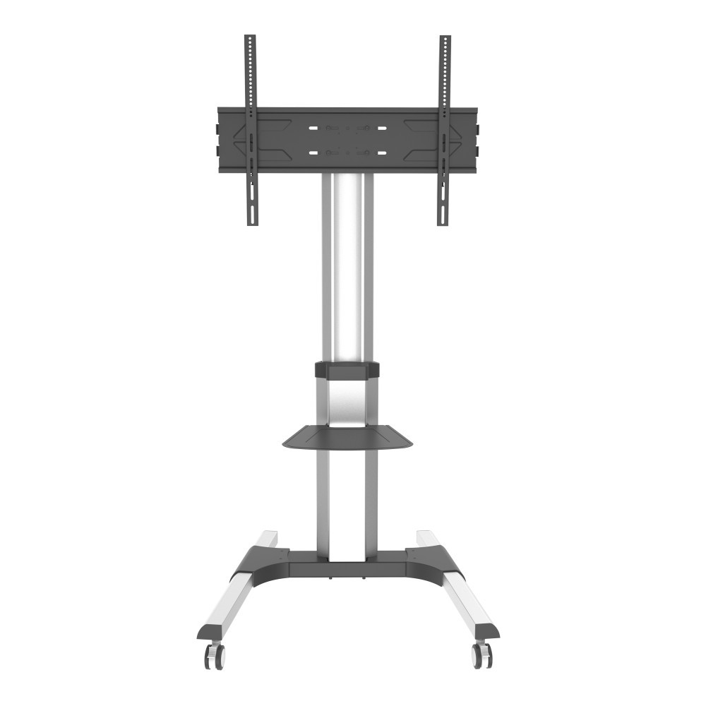 Stojak mobilny do TV 50"-92'' 70kg regulowany z półką Techly