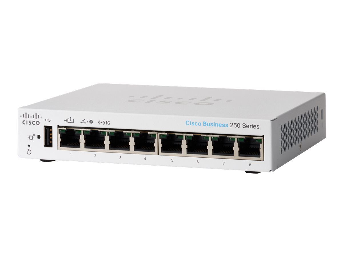 Switch Cisco CBS250-8T-D Smart 8-port Gigabit