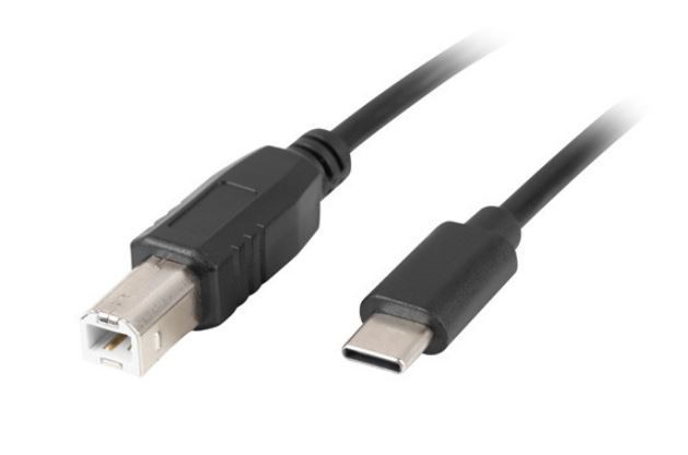 Kabel USB Type-C męski na męski USB-B 3.0 m Lanberg