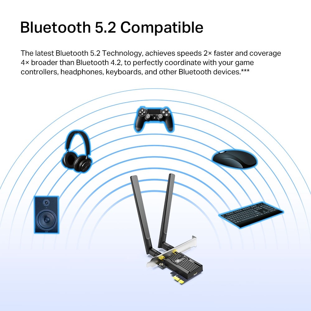 Bezprzewodowa karta sieciowa PCI Express Wi-Fi 6 AX3000 TP-Link Archer TX55E Bluetooth 5.2 - obrazek 4
