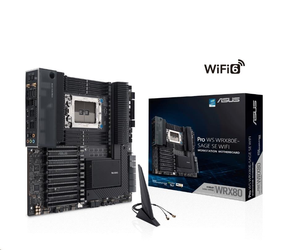 Płyta Socket WRX80 Asus Pro WS WRX80E-SAGE SE WIFI