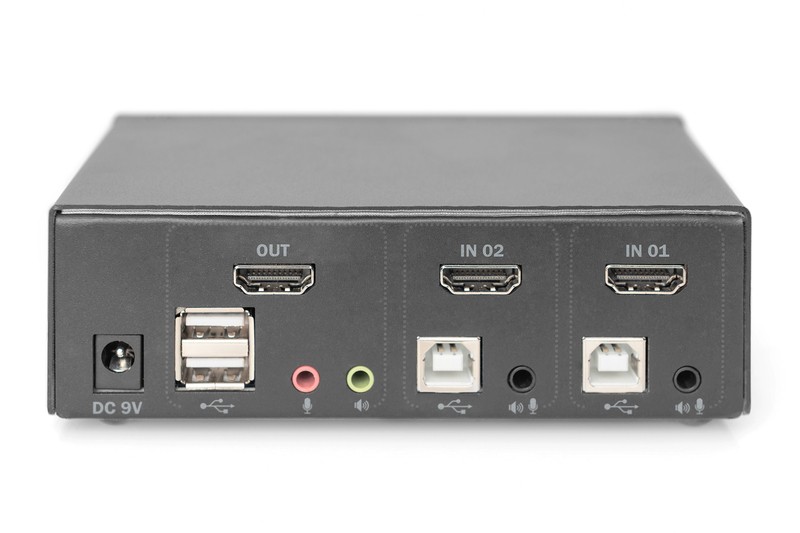 Przełącznik KVM Digitus 2 portowy HDMI, 4K 30Hz - obrazek 5