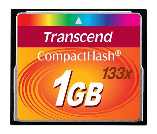 - karta pamieci CF 1GB Transcend High Speed 133x