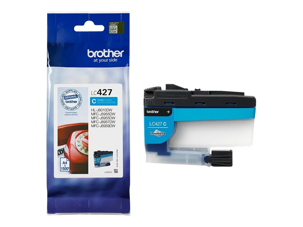 Tusz Brother LC427C Cyan 1500 str.