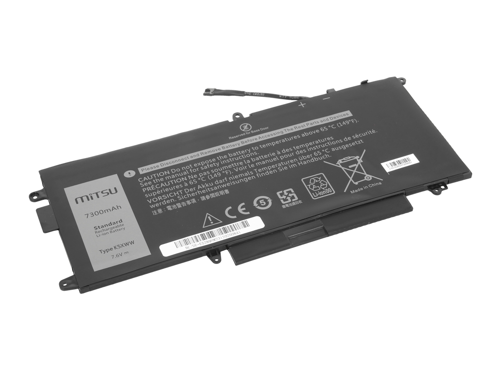 Bateria do laptopa Dell Latitude E5289 7300mAh