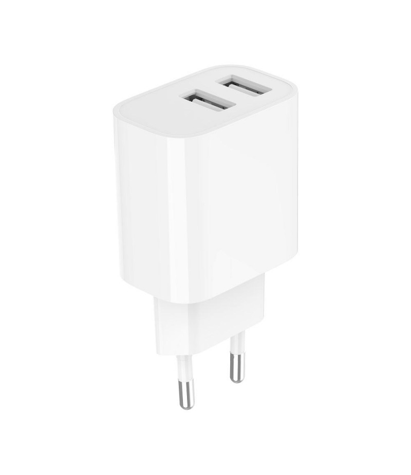 Ładowarka Sieciowa USB 5V 2.4A 2 porty Gembird Biała - obrazek 5