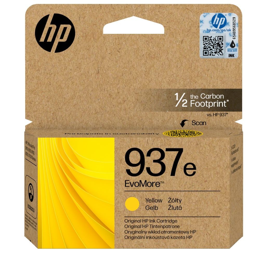 Tusz HP 937E 4S6W8NE Yellow 1650 str.