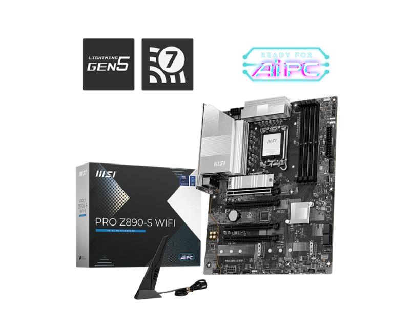 Płyta Socket LGA1851 MSI PRO Z890-S WIFI
