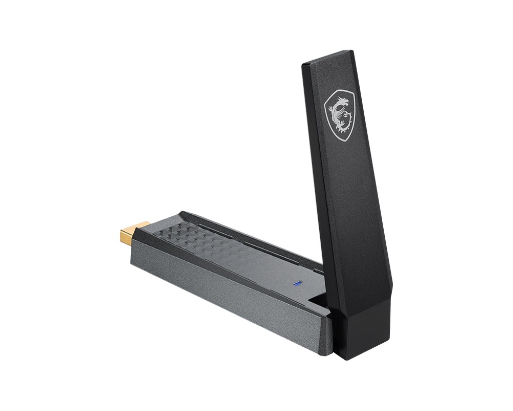 Bezprzewodowa karta sieciowa USB Wi-Fi 6 AX1800 MSI - obrazek 3