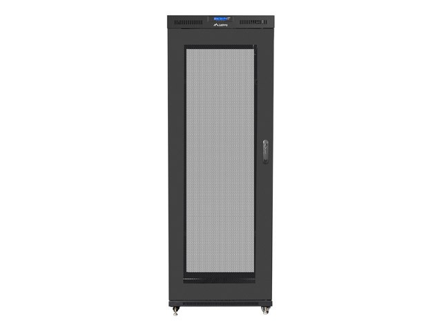 Szafa stojąca rack 19" 42U 800x1000mm czarna (drzwi przednie perforowane) LCD Lanberg - obrazek 2