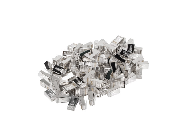 Wtyk RJ45 zaciskany kat.5e FTP przelotowy 100 szt. Lanberg
