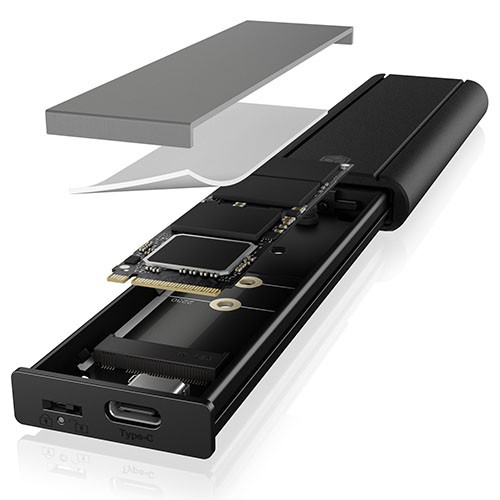 Obudowa do SSD M.2 PCIe/NVMe USB Type-C IcyBox - obrazek 4