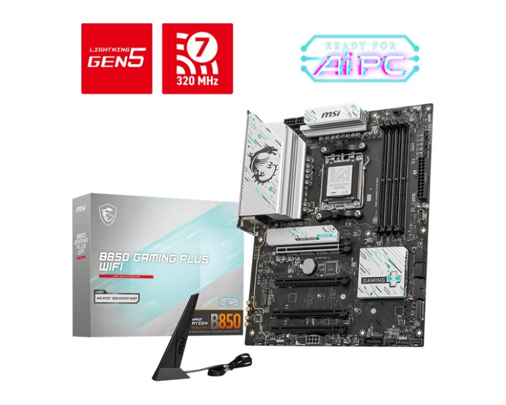 Płyta Socket AM5  MSI B850 GAMING PLUS WIFI