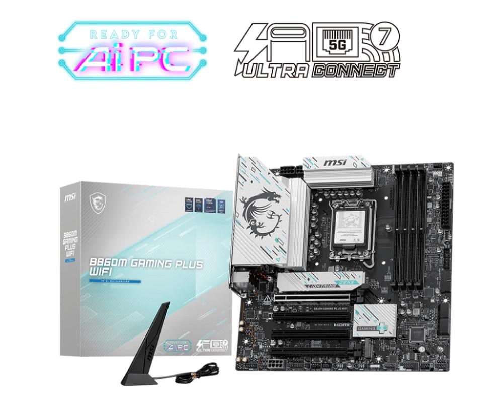 Płyta Socket LGA1851 MSI B860M GAMING PLUS WIFI
