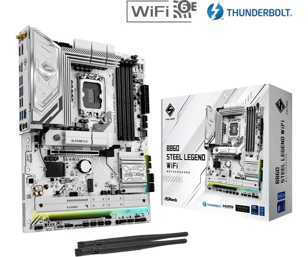 Płyta Socket LGA1851  ASRock B860 STEEL LEGEND WIFI
