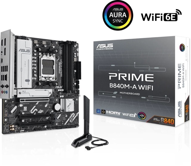Płyta Socket AM5  Asus PRIME B840M-A WIFI