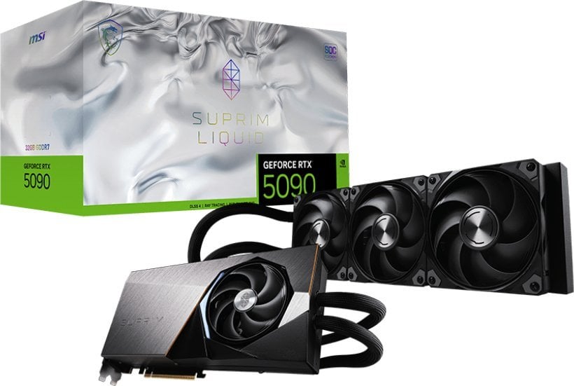 GeForce RTX 5090 32GB MSI Suprim Liquid SOC