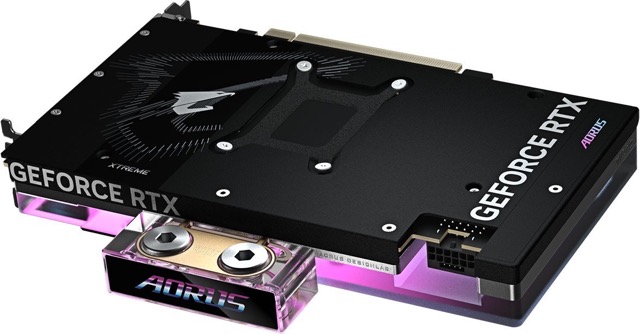 GeForce RTX 5080 16GB Gigabyte AORUS Xtreme Waterforce WB - obrazek 3