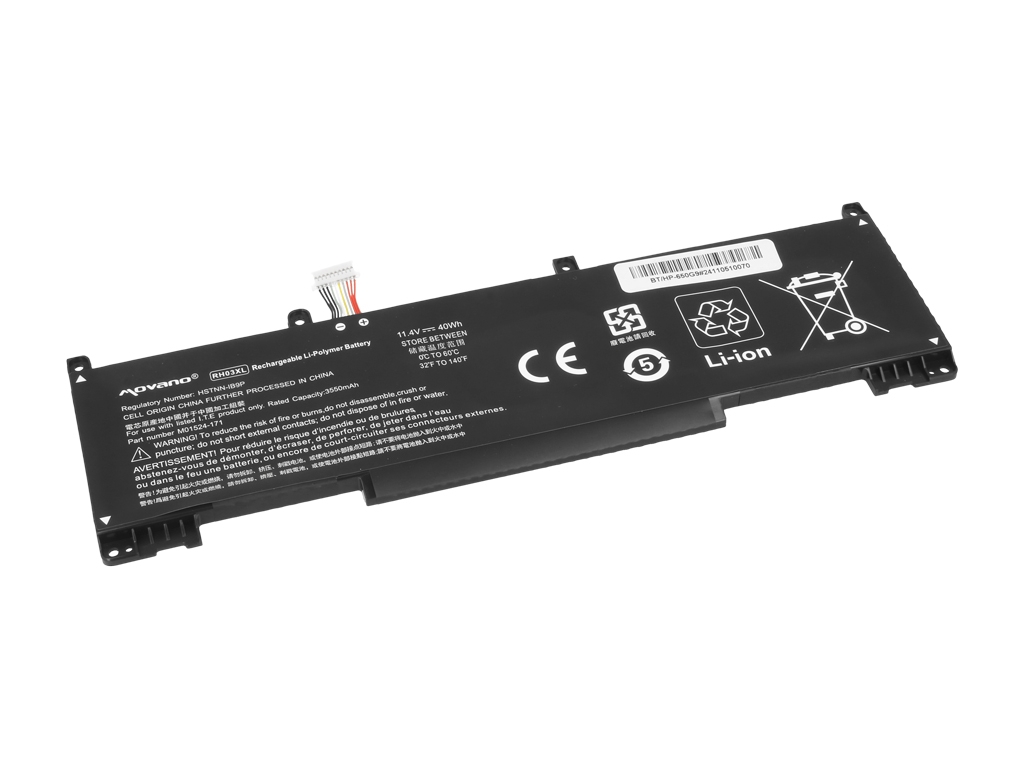 Bateria do laptopa HP EliteBook 430 G8, 630 G9, 650 G9 11.4 V 3550 mAh