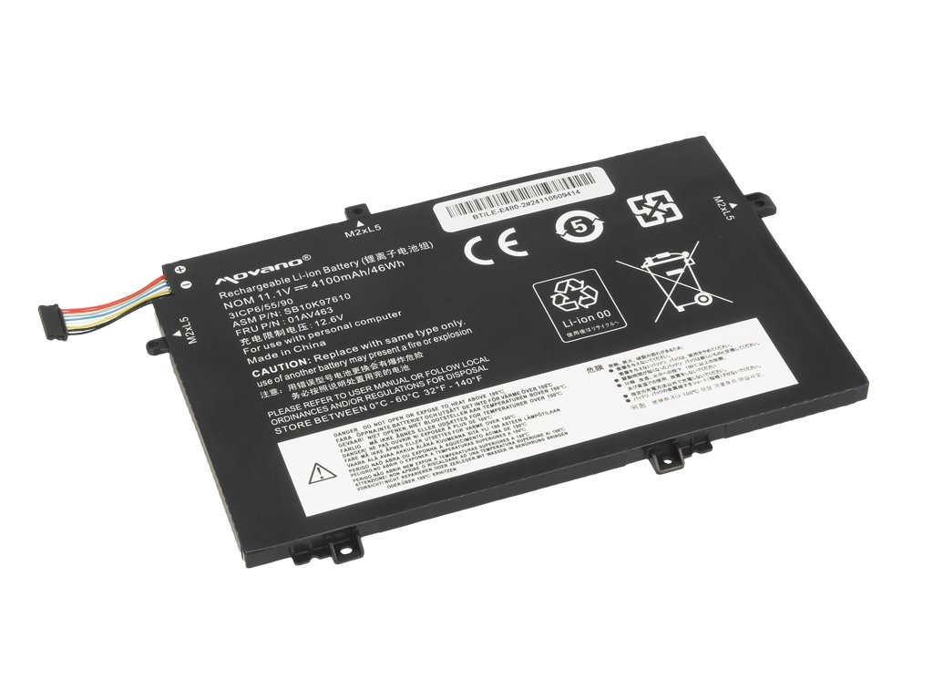 Bateria do laptopa Lenovo ThinkPad L14, L15, L480, L580 11.1 V 4100 mAh