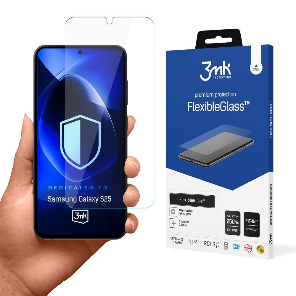 Szkło ochronne do Samsung S25 3MK FlexibleGlass