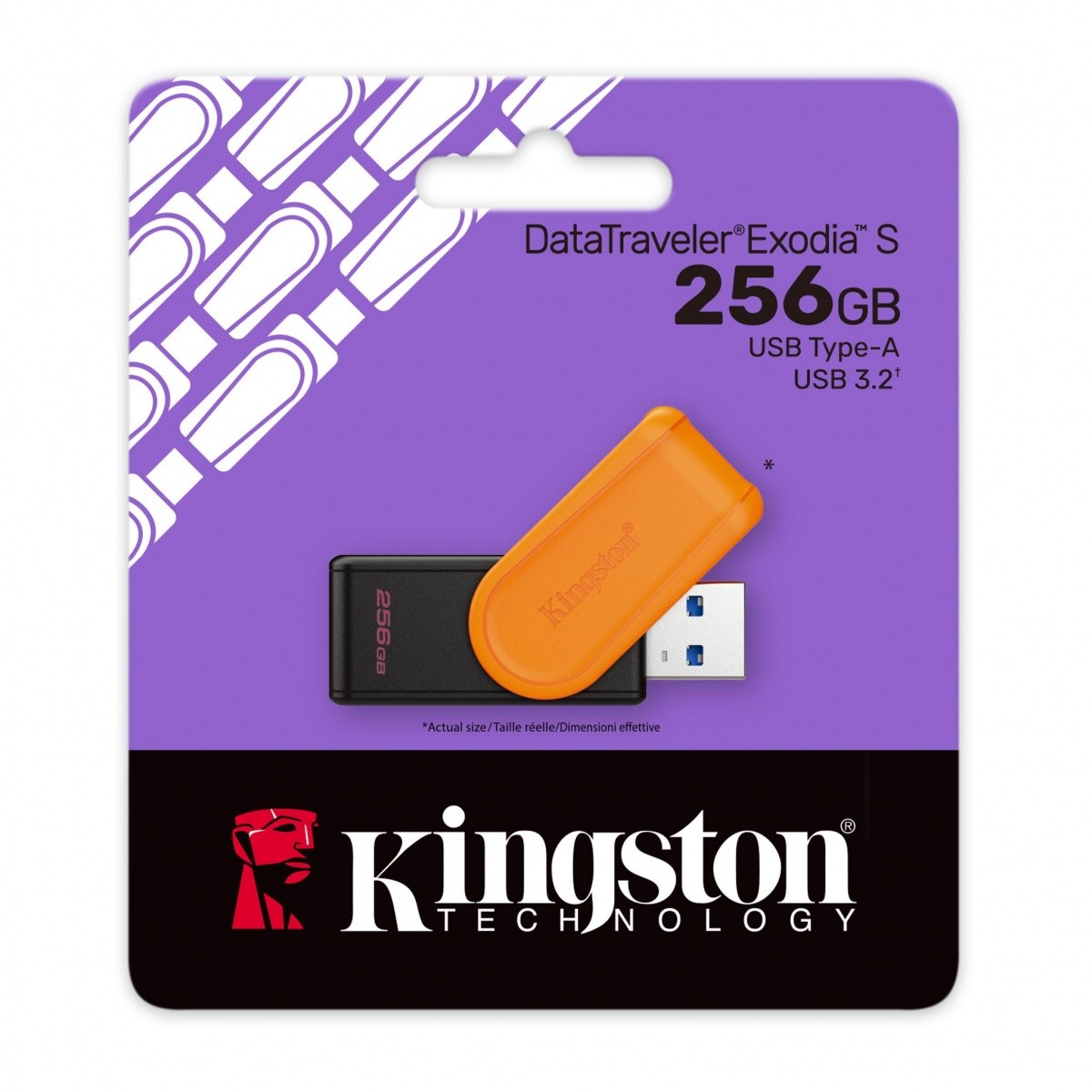 Flashdrive 256GB USB 3.2 Kingston Data Traveler Exodia S - obrazek 2