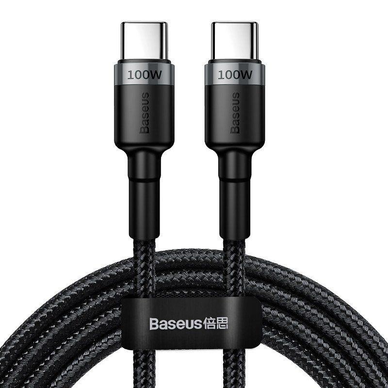Kabel USB Type-C 2.0 m Baseus Cafule 100W Czarny