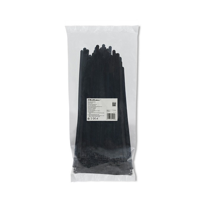 Opaski zaciskowe wielorazowe 250mm x 7,2mm (100 szt.) Czarne - obrazek 5