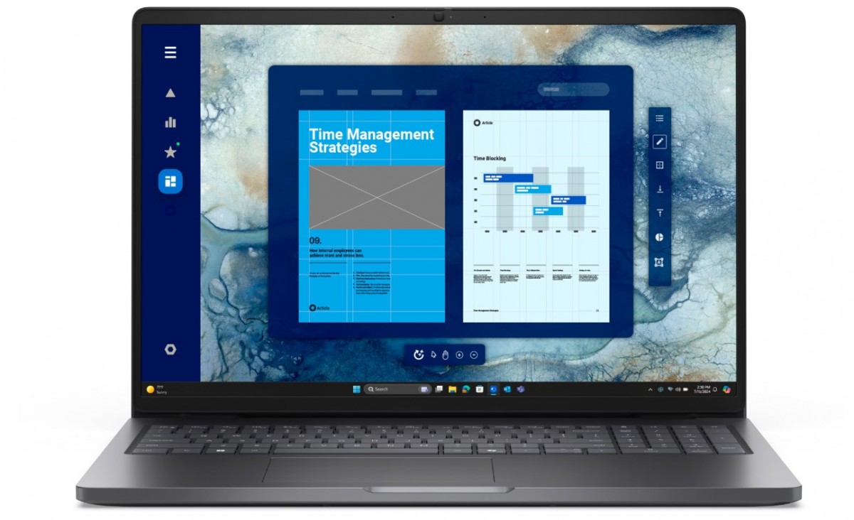 Laptop Dell Pro 16 PC16250 16" WUXGA Core 7 150U 16GB 512GB SSD MS Windows 11 Professional Magnetite