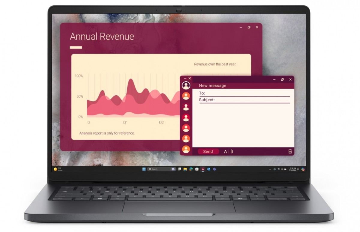 Laptop Dell Pro 14 PC14250 14" WUXGA Core 3 100U 8GB 512GB SSD MS Windows 11 Professional Magnetite