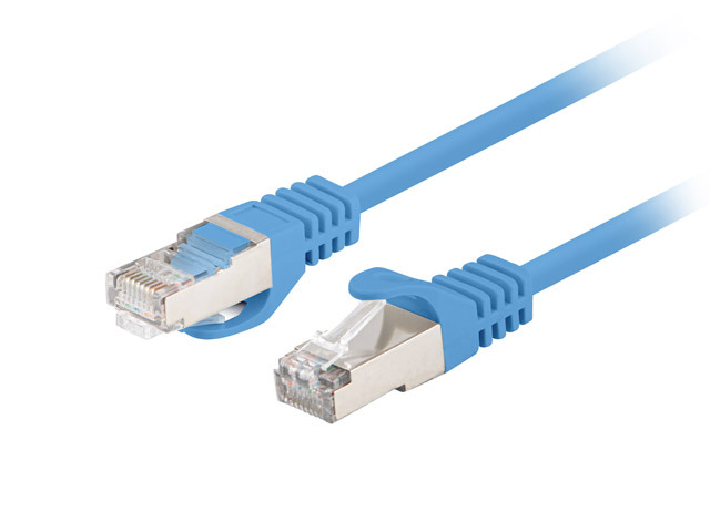 Kabel RJ45/RJ45 5 m Patchcord Kategoria 6 Niebieski Lanberg