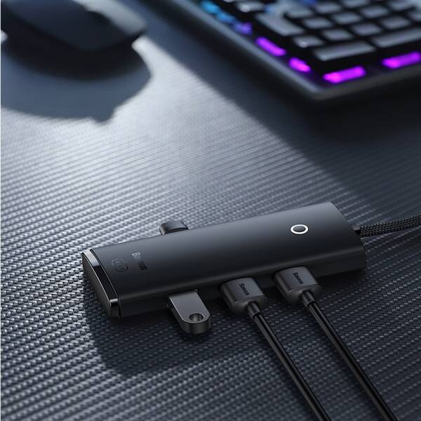 HUB USB Type-C 4 portowy Baseus Lite Series 1.0 m - obrazek 4