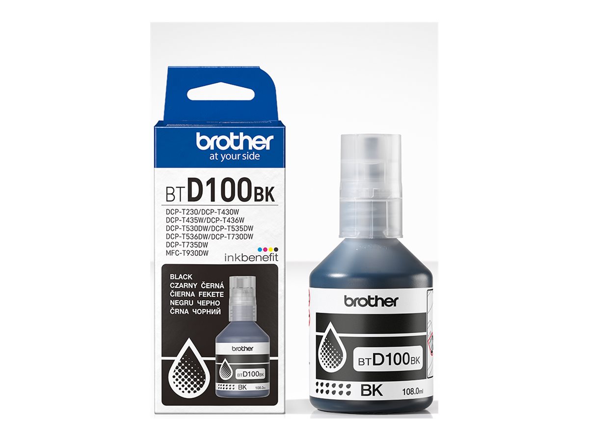 Tusz Brother BTD100BK Black 7500 str.