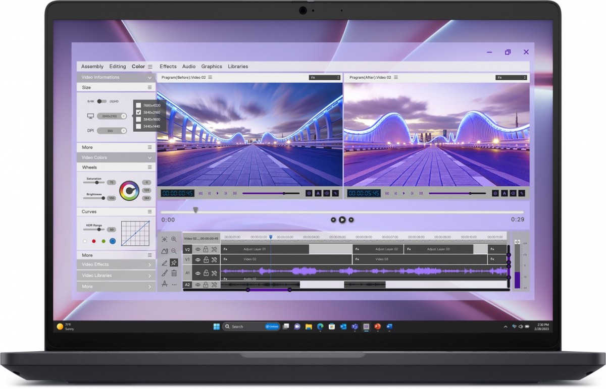 Laptop Dell Pro Max 16 MC16250 16" WUXGA Ultra 7 265H 32GB 1TB SSD RTX PRO 1000 MS Windows 11 Professional