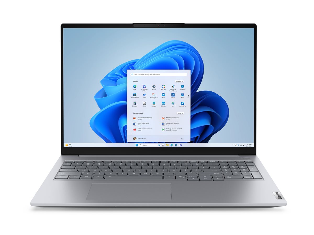 Laptop Lenovo ThinkBook 16 G8 16" WUXGA Ultra 5 225U 16GB 512GB SSD MS Windows 11 Professional