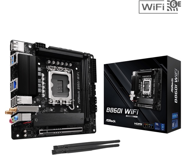 Płyta Socket LGA1851 ASRock B860I WIFI