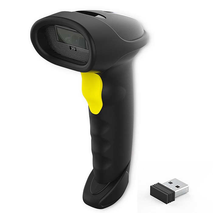 Czytnik kodów kreskowych Qoltec Bezprzewodowy 1D i 2D USB Bluetooth