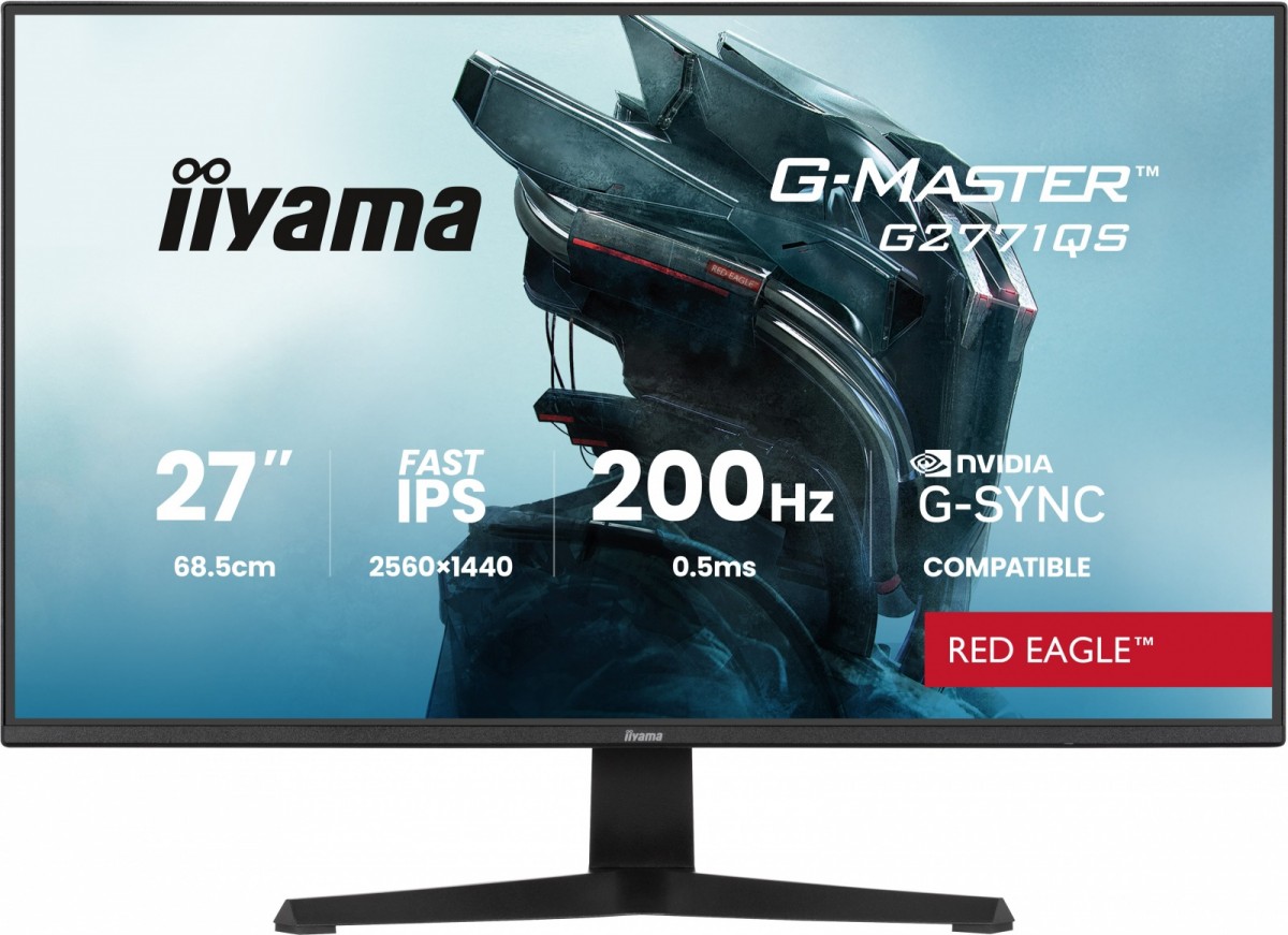 Monitor 27" iiyama G-MASTER gaming series G2771QS-B1 Red Eagle