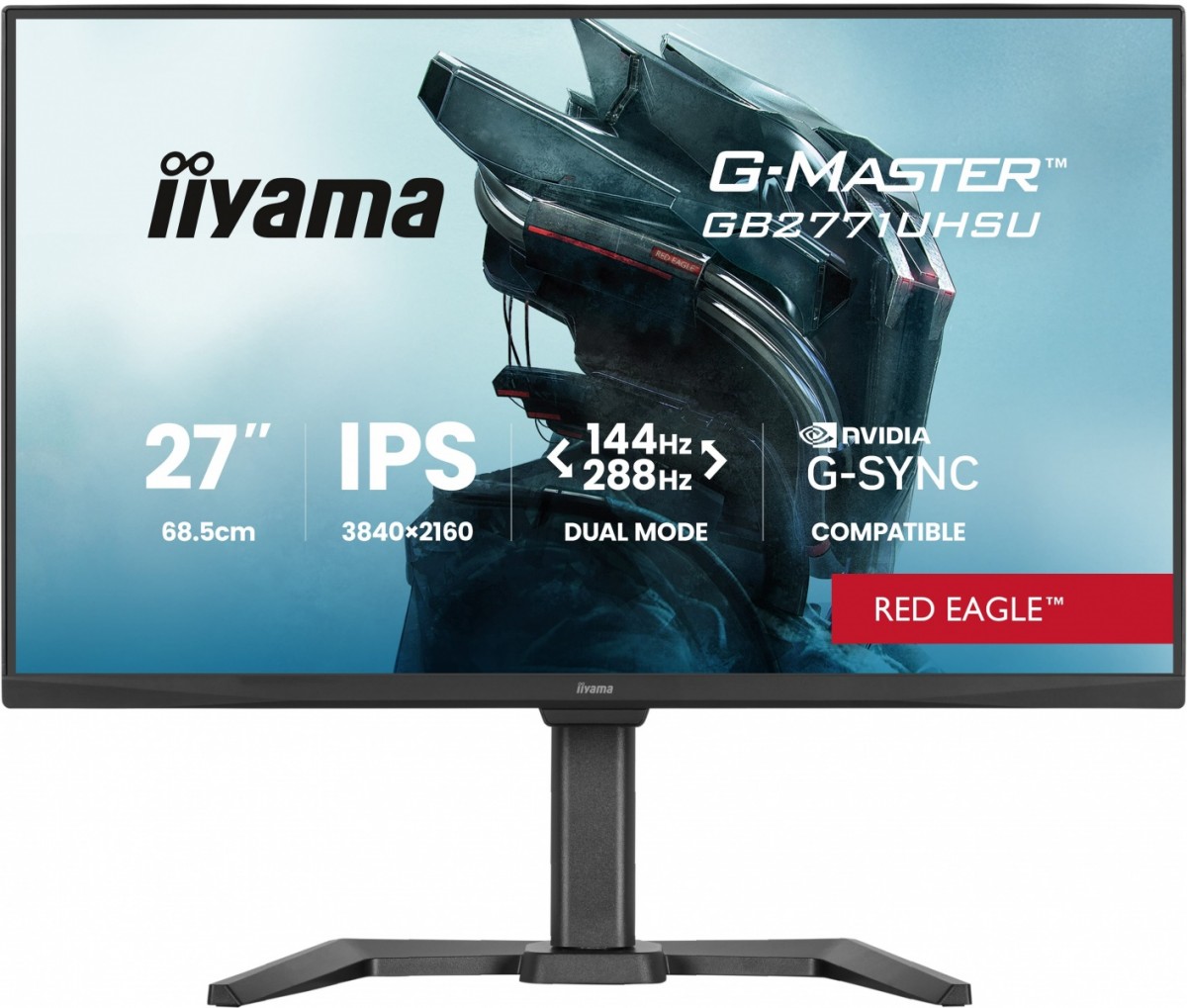 Monitor 27" iiyama G-MASTER gaming series GB2771UHSU-B1 Red Eagle